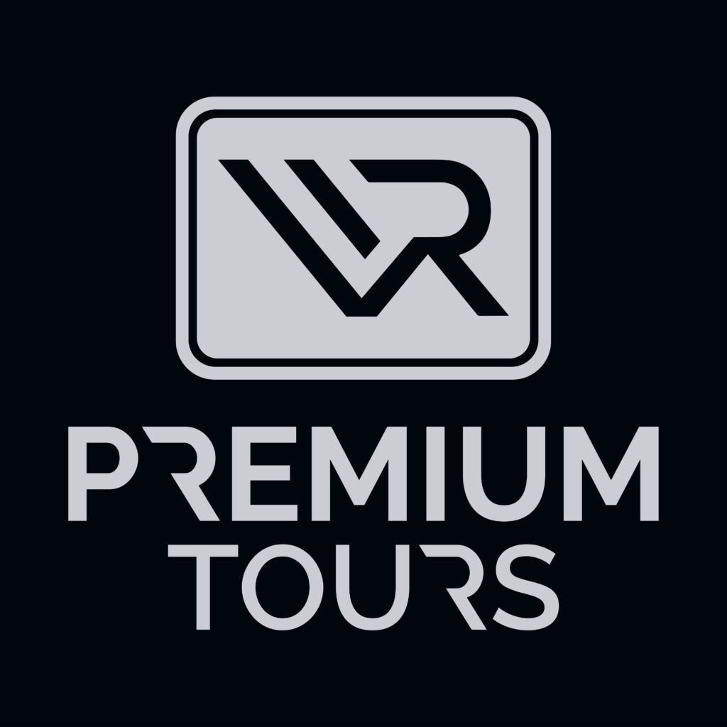 Logo VR Premium Tours RGB_Vertical Negativo con fondo negro
